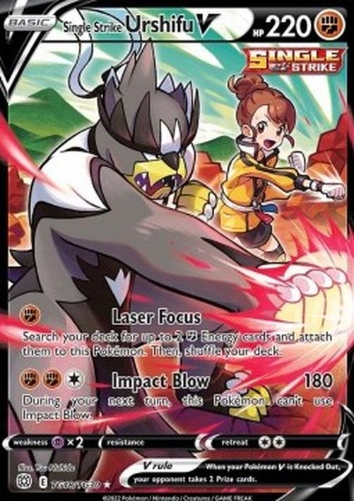 Pokemon Single Strike Urshifu V (BRS TG18)