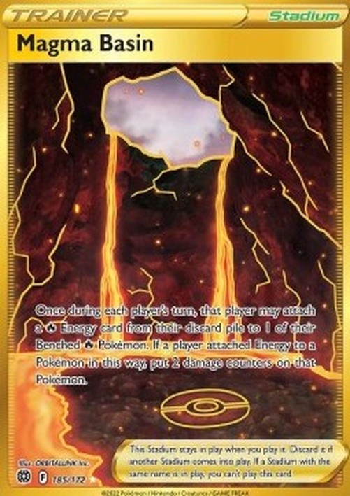 Pokemon Magma Basin (BRS 185)