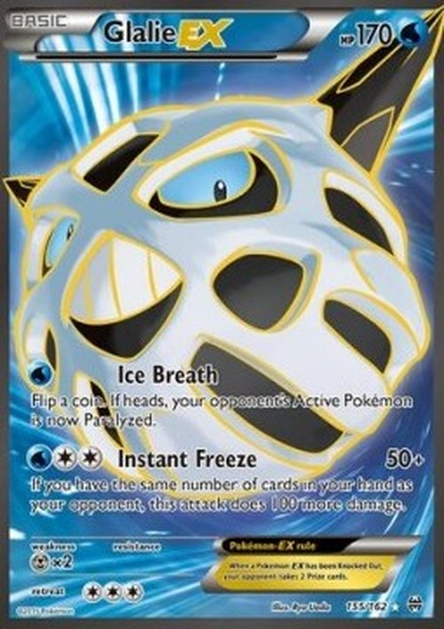 Pokemon Glalie EX  (BKT 155)