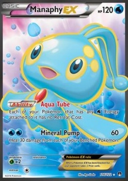 Pokemon Manaphy EX  (BKP 116)