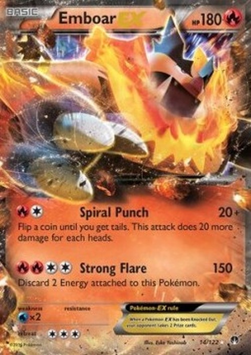 Pokemon Emboar EX  (BKP 14)
