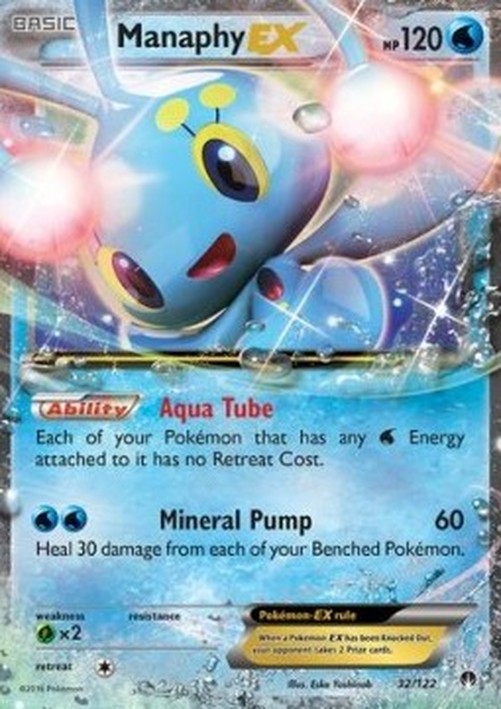 Pokemon Manaphy EX (BKP 32)