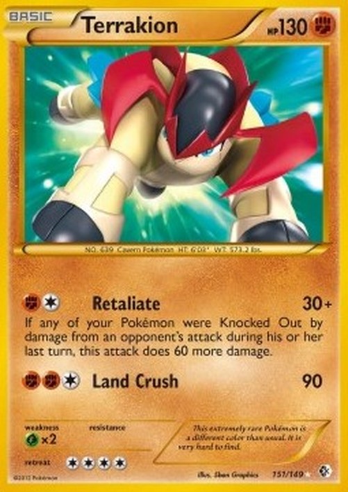 Pokemon Terrakion  (BCR 151)