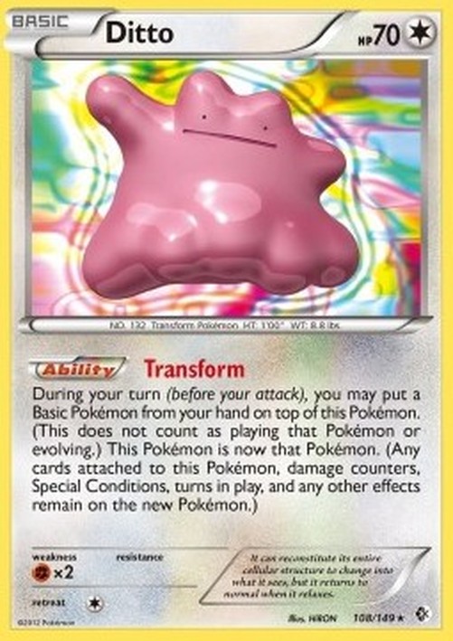 Pokemon Ditto  (BCR 108)