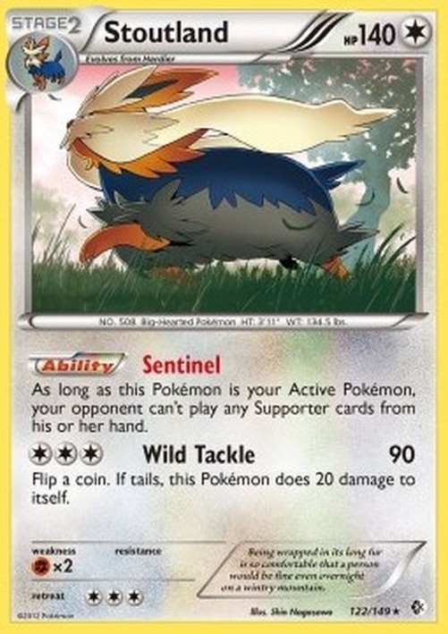 Pokemon Stoutland  (BCR 122)