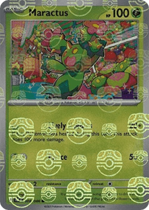 Pokemon Maractus (xBLK 008)