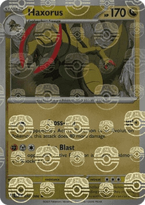 Pokemon Haxorus (xBLK 070)