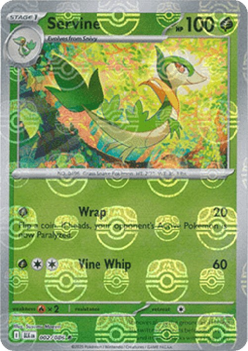 Pokemon Servine  (xBLK 002)