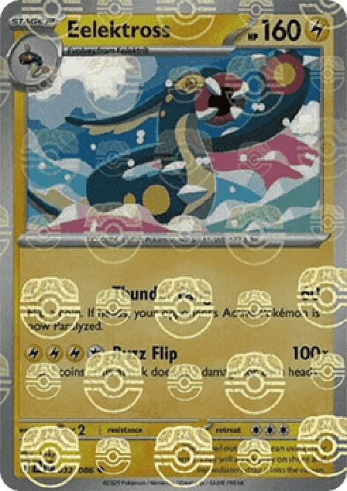 Pokemon Eelektross  (xBLK 032)