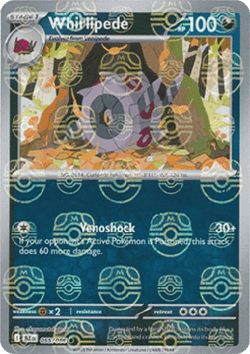 Pokemon Whirlipede  (xBLK 055)