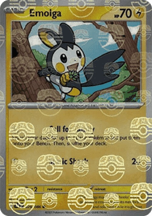 Pokemon Emolga (xBLK 029)