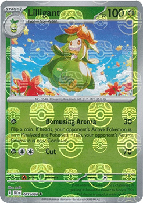 Pokemon Lilligant (xBLK 007)