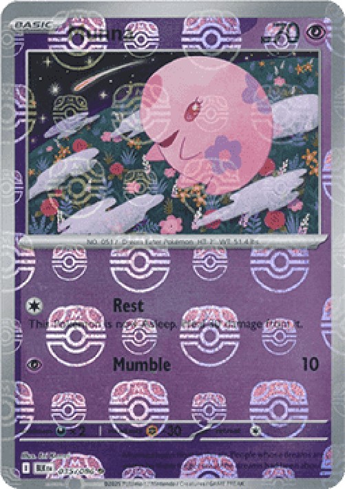 Pokemon Munna  (xBLK 035)