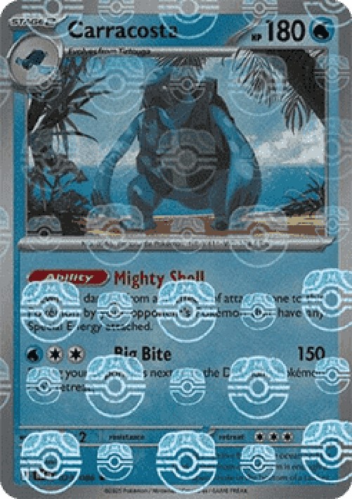 Pokemon Carracosta  (xBLK 023)