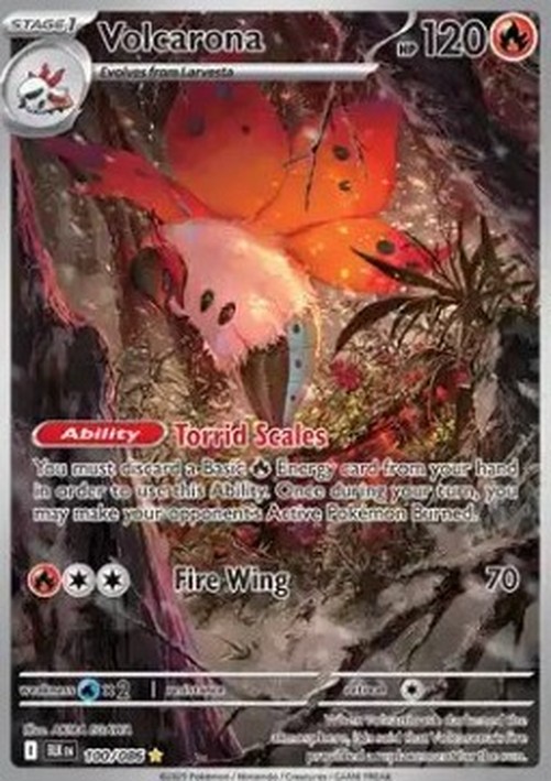 Pokemon Volcarona  (BLK 100)