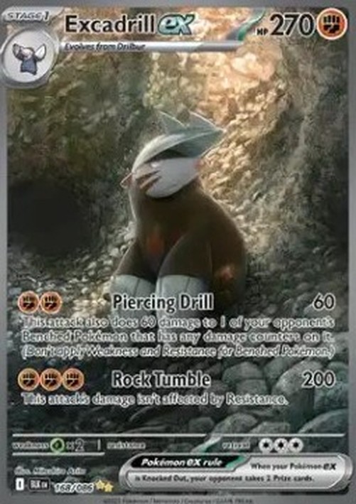 Pokemon Excadrill ex  (BLK 168)
