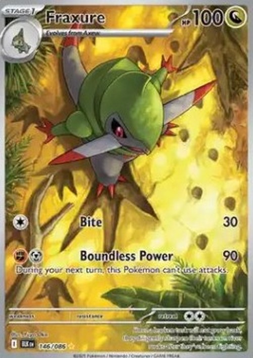 Pokemon Fraxure (BLK 146)