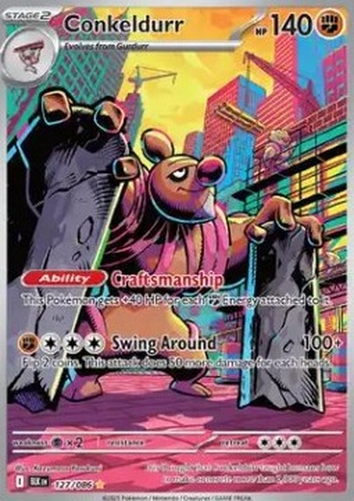 Pokemon Conkeldurr  (BLK 127)