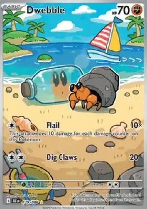 Pokemon Dwebble  (BLK 129)