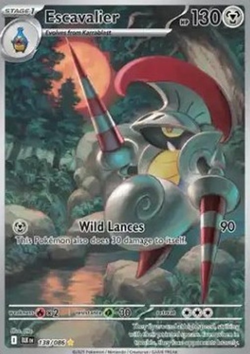 Pokemon Escavalier (BLK 138)