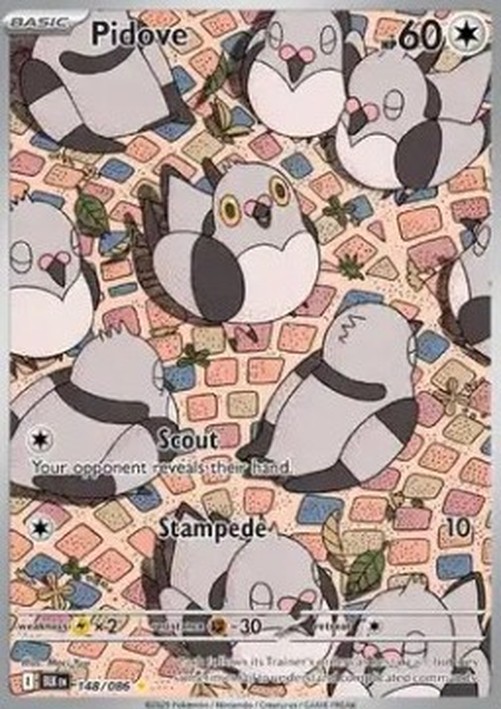 Pokemon Pidove  (BLK 148)