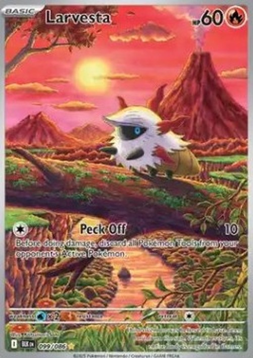 Pokemon Larvesta (BLK 099)