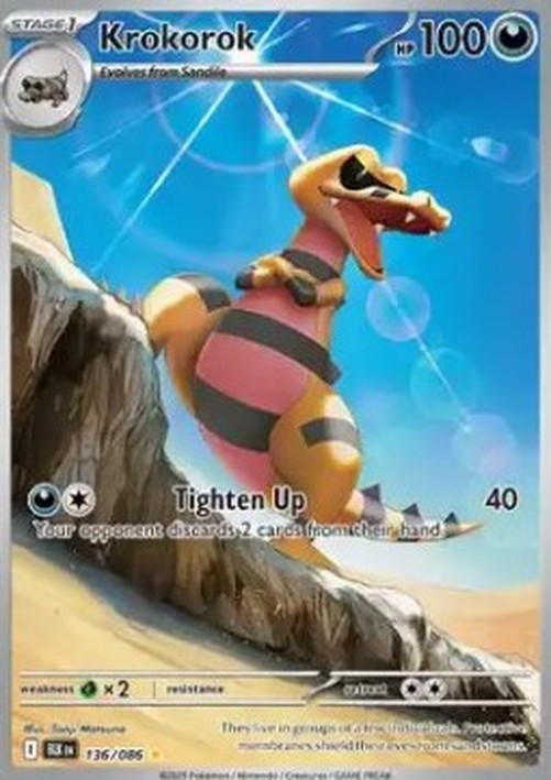 Pokemon Krokorok  (BLK 136)