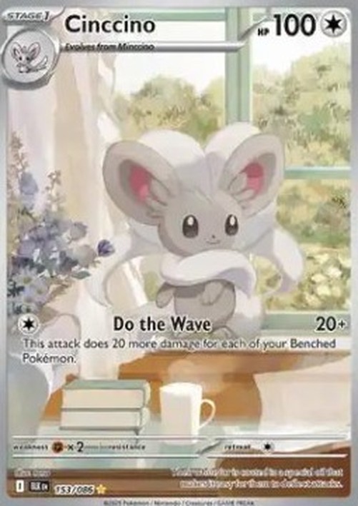 Pokemon Cinccino (BLK 153)