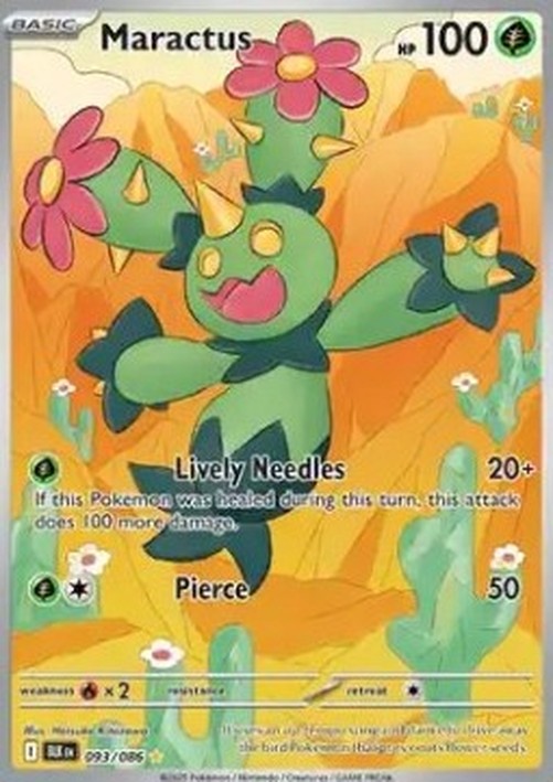 Pokemon Maractus  (BLK 093)