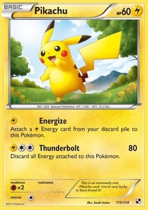 Pokemon Pikachu  (BLW 115)