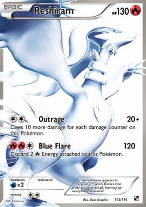 Pokemon Reshiram (BLW 113)