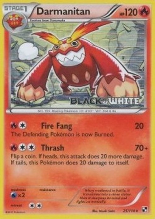 Pokemon Darmanitan (BLW 25)