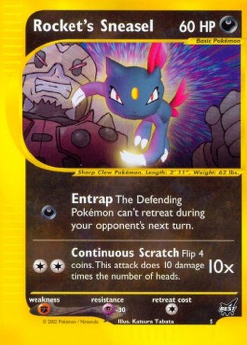 Pokemon Rocket's Sneasel  (BEST 5)