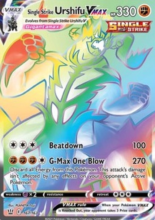 Pokemon Single Strike Urshifu VMAX (BST 167)