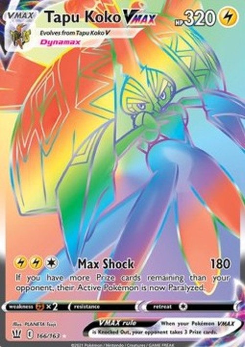 Pokemon Tapu Koko VMAX (BST 166)