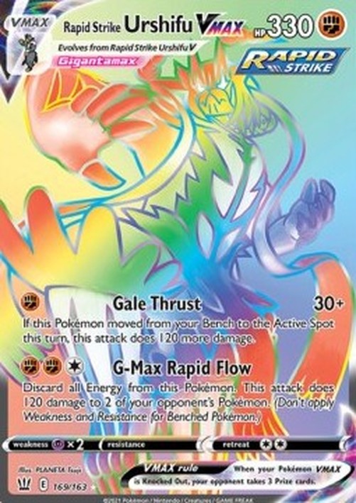 Pokemon Rapid Strike Urshifu VMAX  (BST 169)