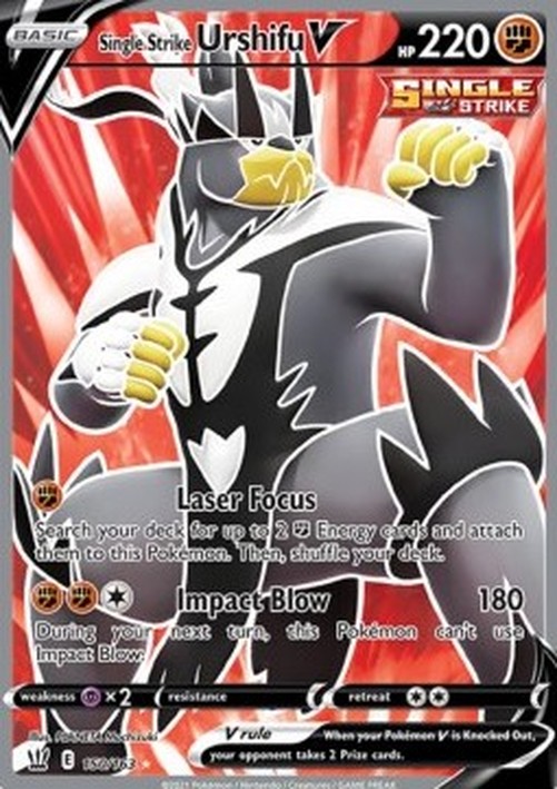 Pokemon Single Strike Urshifu V  (BST 150)