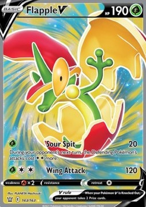 Pokemon Flapple V  (BST 143)