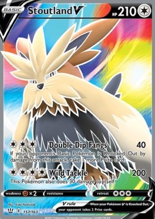 Pokemon Stoutland V  (BST 157)