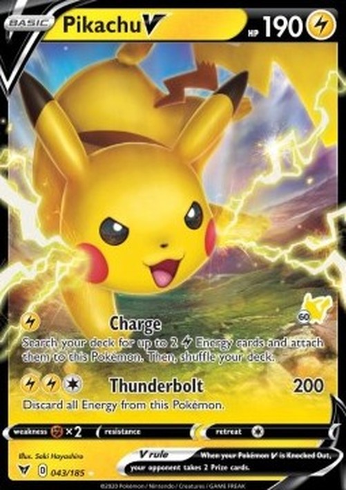 Pokemon Pikachu V (BA22 P60)