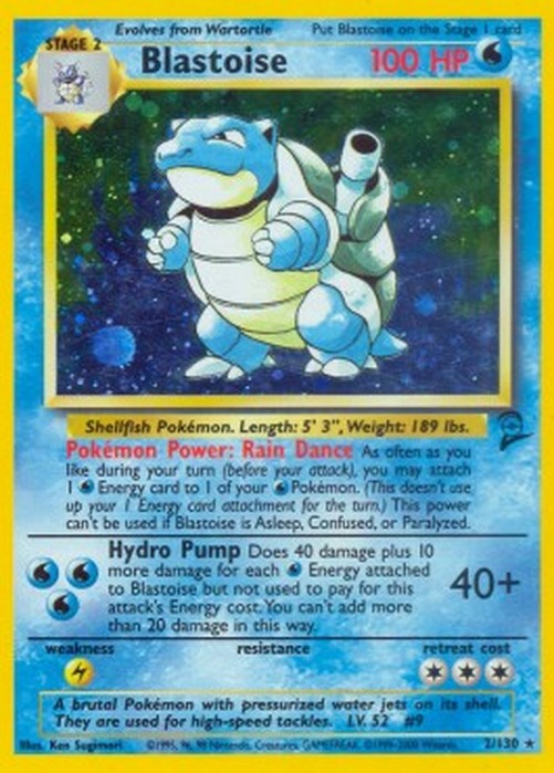 Pokemon Blastoise (B2 2)