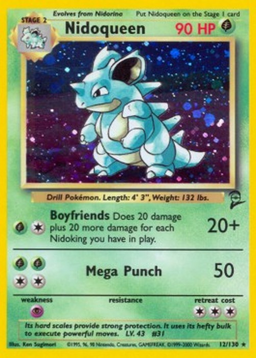 Pokemon Nidoqueen  (B2 12)