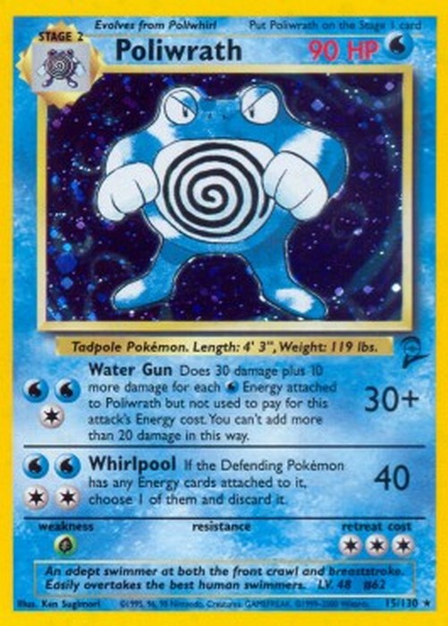 Pokemon Poliwrath  (B2 15)
