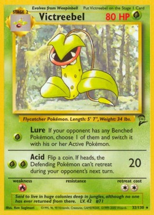 Pokemon Victreebel  (B2 32)