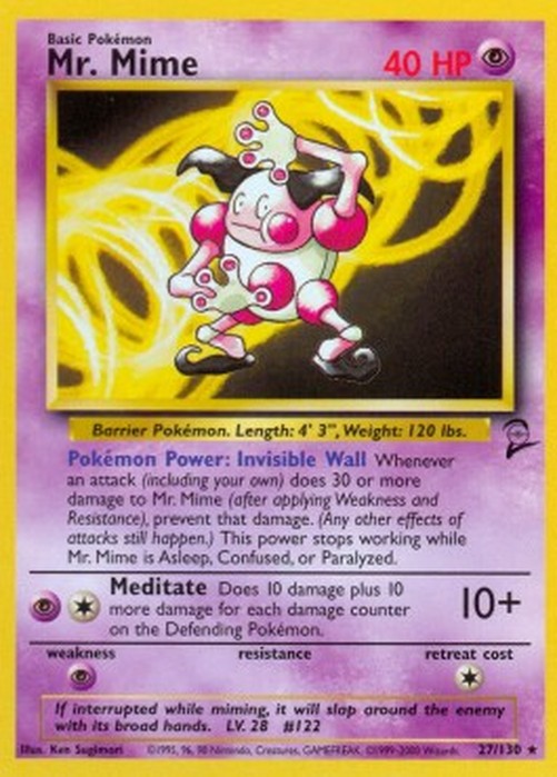 Pokemon Mr. Mime  (B2 27)
