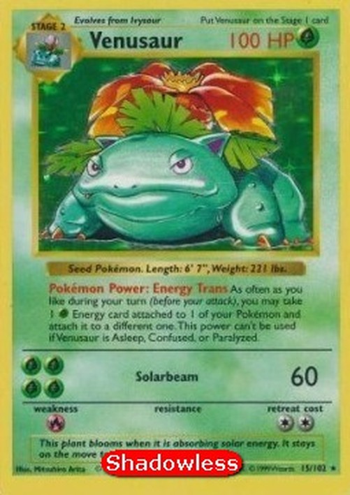 Pokemon Venusaur (BS 15)