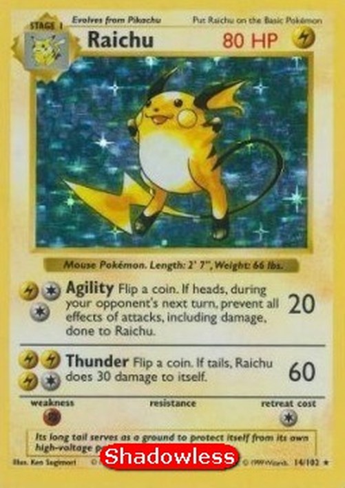 Pokemon Raichu (BS 14)