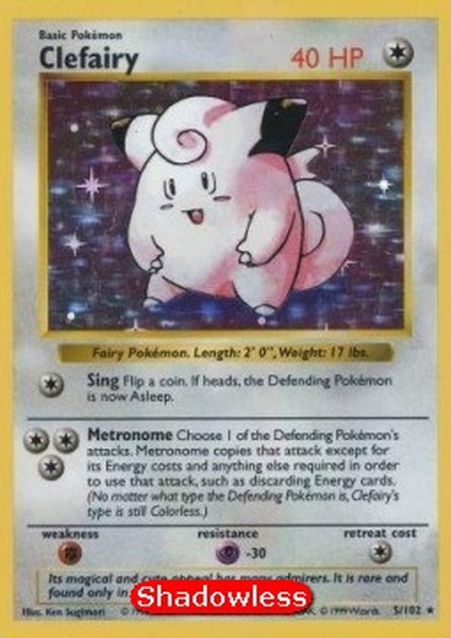 Pokemon Clefairy  (BS 5)