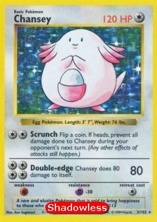 Pokemon Chansey  (BS 3)