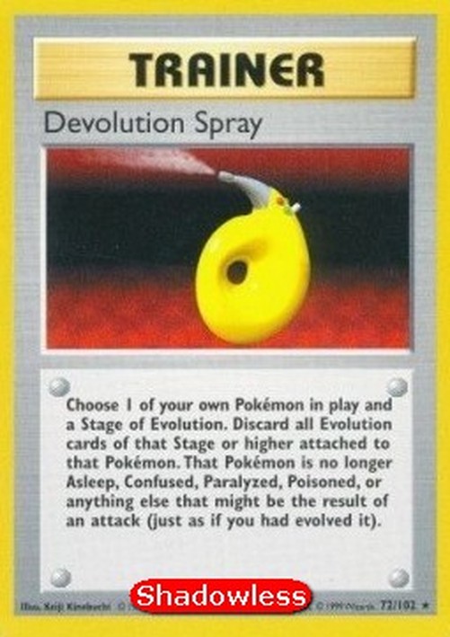 Pokemon Devolution Spray (BS 72)